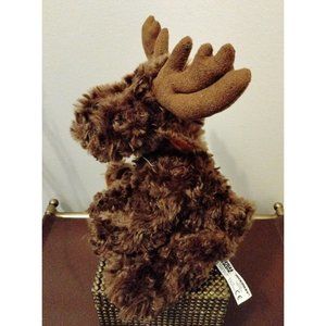 Plush Parade Moose 10in Stuffed Animal Toy The Hamilton Group Thick Curl…